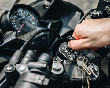 オートバイの鍵